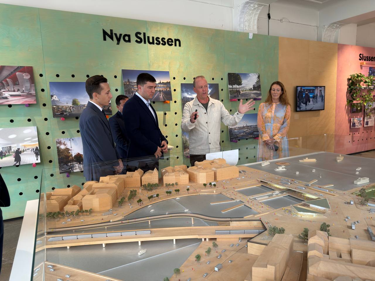 O‘ZBEKISTON DELEGATSIYASI YANGI SLUSSEN LOYIHASI BILAN TANISHDI