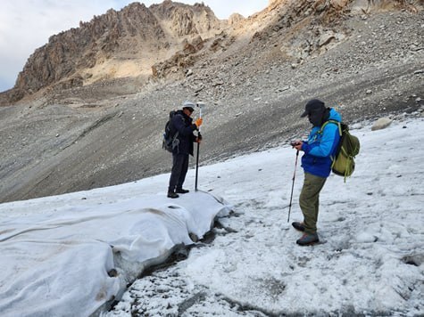 GEOTEKSTIL QOPLAMA: MUZ ERISHI 40 FOIZGA KAMAYDI
